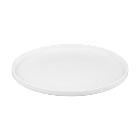 Plato llano de ceramica con borde alto Plato llano de ceramica con borde alto