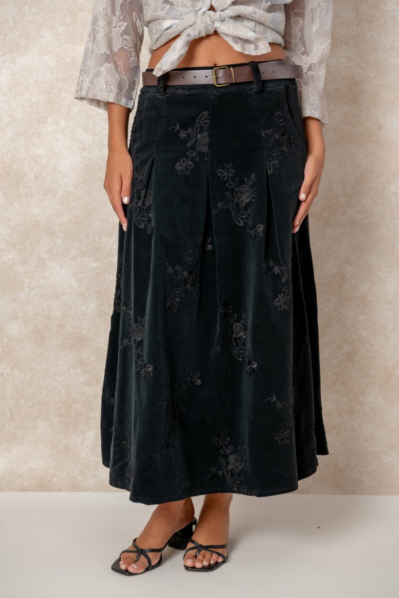 POLLERA MERY - Negro 