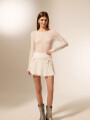 Falda Aclina Blanco
