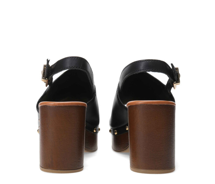 Sandalias de Mujer Bottero con Plataforma y Taco Negro