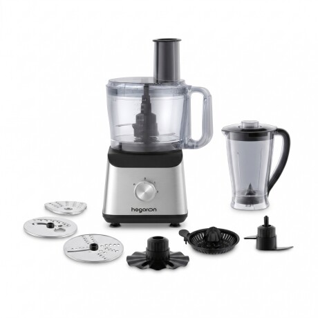 Multiprocesadora 12 En 1 HOGARON HGFP25 1500W Capacidad 2,5L 2 Velocidades + Pulse Con Licuadora, Exprimidor y Accesorios Multiprocesadora 12 En 1 HOGARON HGFP25 1500W Capacidad 2,5L 2 Velocidades + Pulse Con Licuadora, Exprimidor y Accesorios
