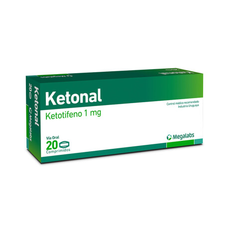Ketonal 20 Comprimidos Ketonal 1 mg 20 Comprimidos