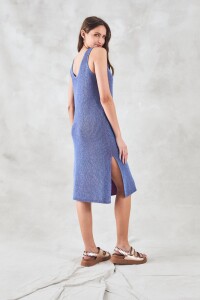 Vestido Lurex Reversible Multi