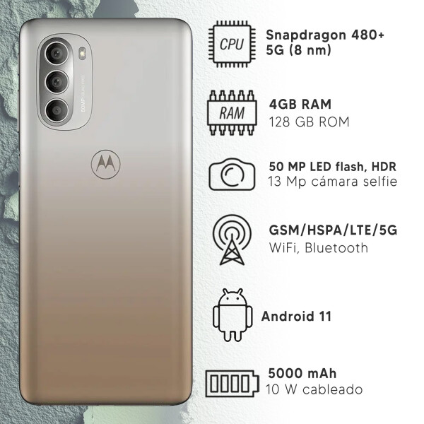 Motorola G51 4/128gb 5g Open Box DORADO