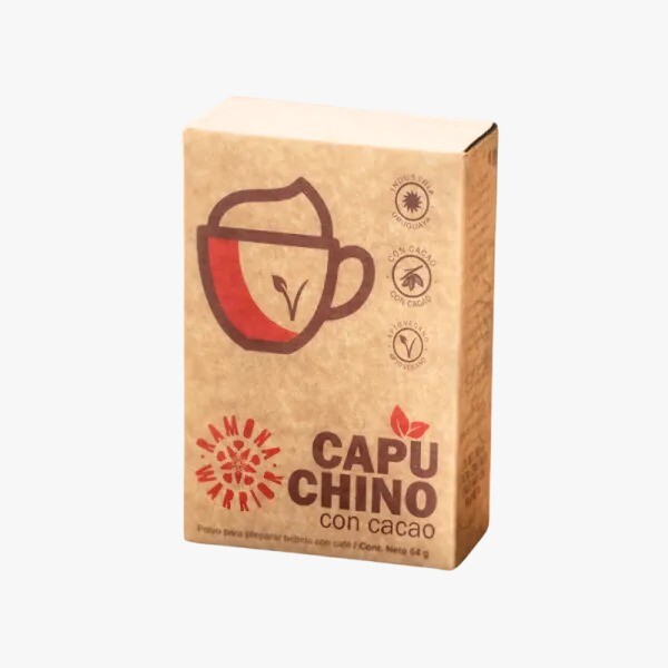 Capuchino Vegano RAMONA WARRIOR CON CACAO Capuchino Vegano RAMONA WARRIOR CON CACAO