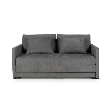 Sofá Cama Quito - 176 - Tela Microfibra TC1011 (Grafito)