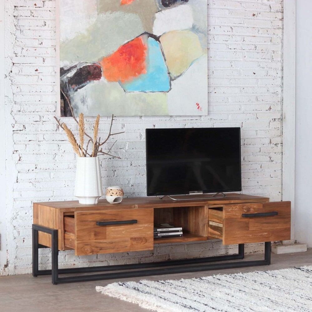 RACK MADERA NATURAL-BEIGE POTENZA NATURAL