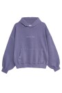 Pigment Dyed Purple Icon Hoodi Violeta