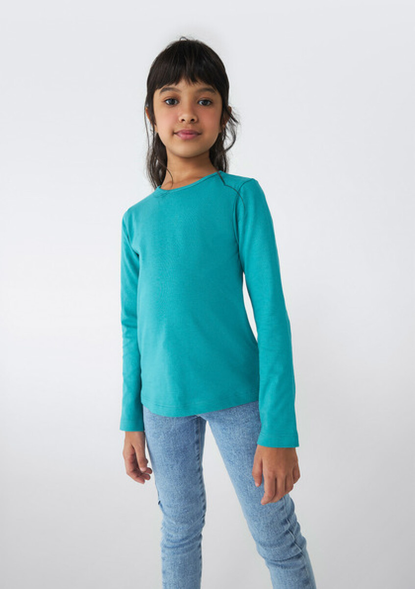 BLUSA ML FEM - VERDE OSCURO 