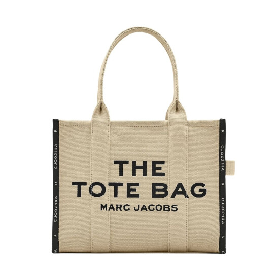 MARC JACOBS- THE JACQUARD LARGE TOTE BAG Beige
