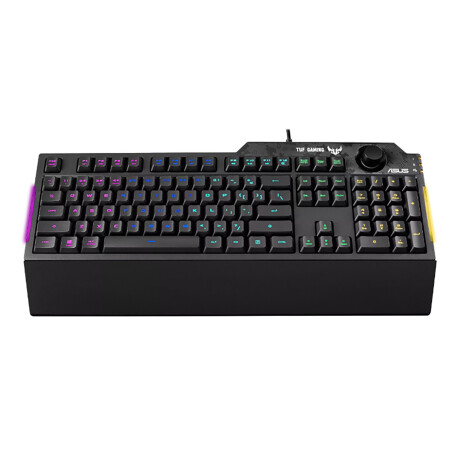 Teclado Gaming Asus Tuf K1 Usb 1000hz 5 Zonas Rgb NEGRO