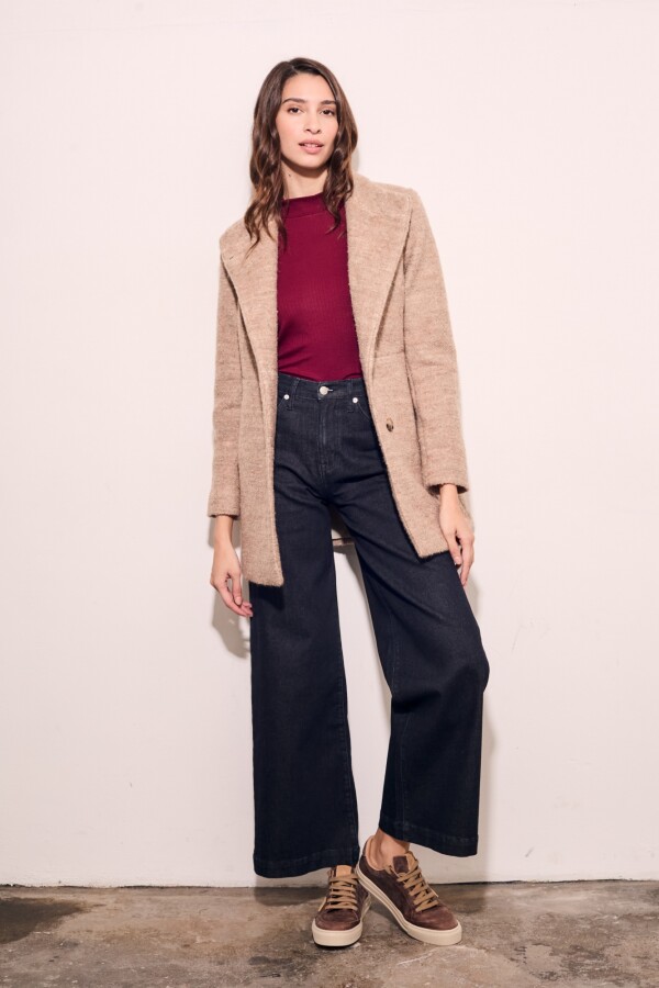 Tapado Boucle Lana Beige Melange