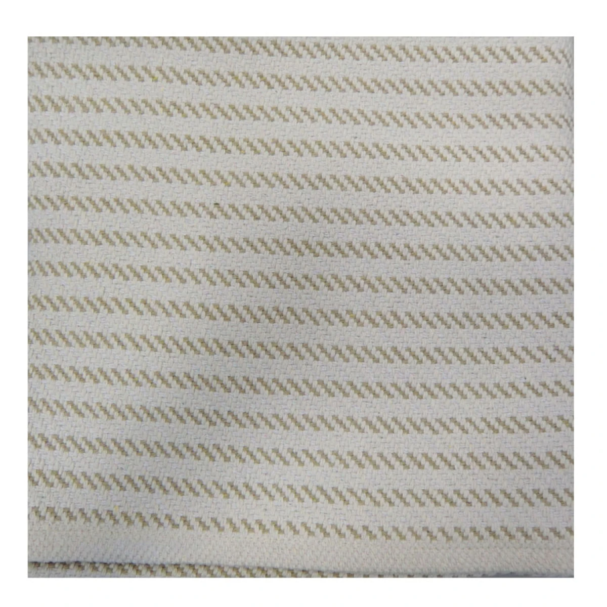 Alfombra de Algodón Tejida Zig Zag 70 cm X 150 cm - BEIGE 