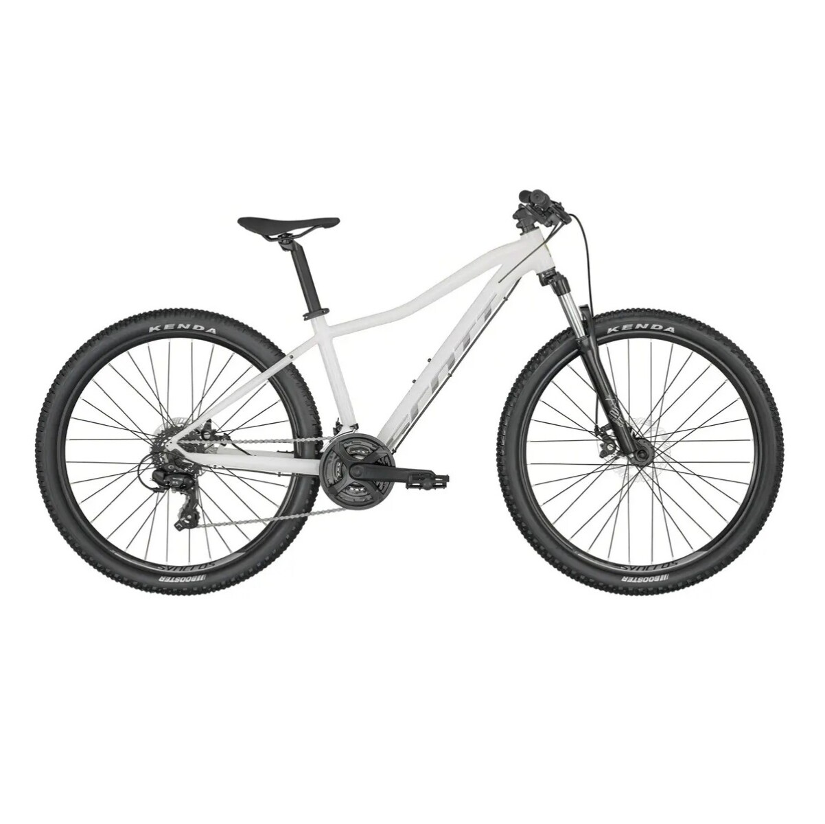 Bicicleta Scott Contessa Active 60 Talle M Snow Aluminio Color Blanco 