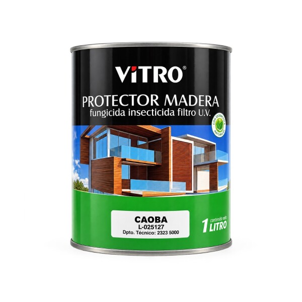 PROTECTOR DE MADERA VITRO 1L Caoba