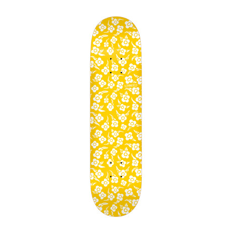 Deck Krooked Flowers 8.5" (Yellow) (Sólo Tabla) Deck Krooked Flowers 8.5" (Yellow) (Sólo Tabla)