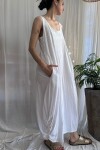 Vestido Largo Balón Blanco
