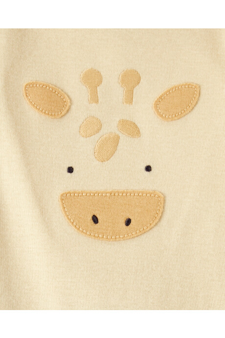 Pack cinco bodies de algodón, diseño animales Sin color