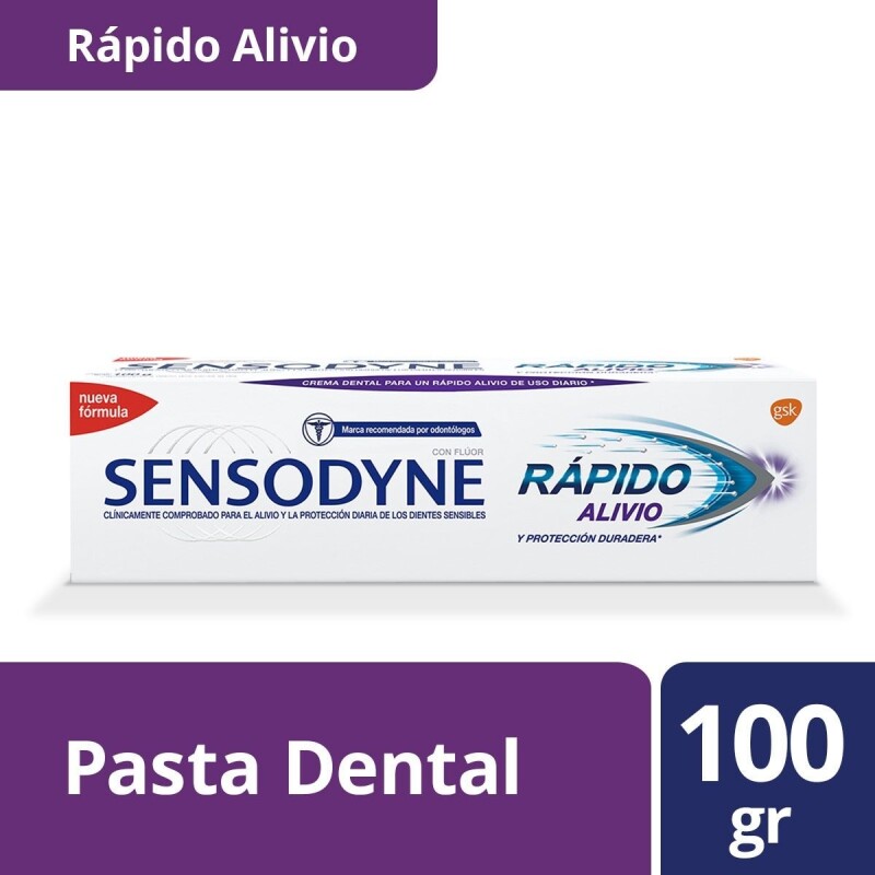 Crema Dental Sensodyne Rápido Alivio 100 GR Crema Dental Sensodyne Rápido Alivio 100 GR