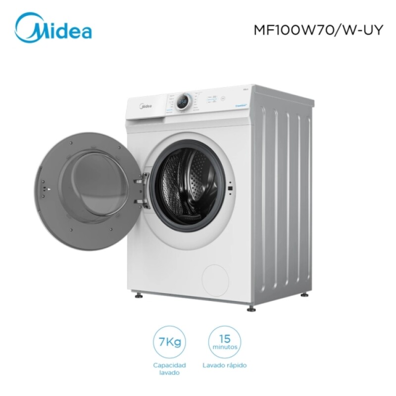 Lavarropas Midea Carga Frontal 7 Kg Blanco Lavarropas Midea Carga Frontal 7 Kg Blanco