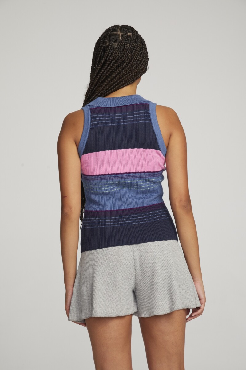 TOP RIB KNIT Azul