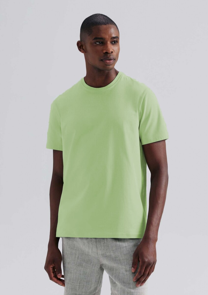 CAMISETA BÁSICA SUPER COTTON - VERDE 