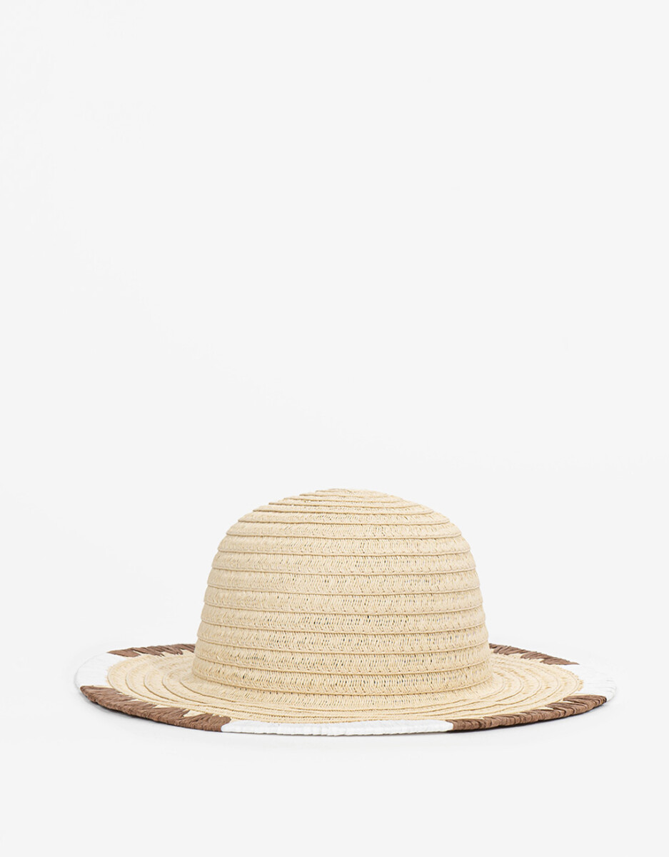 Sombrero Efecto Rafia 