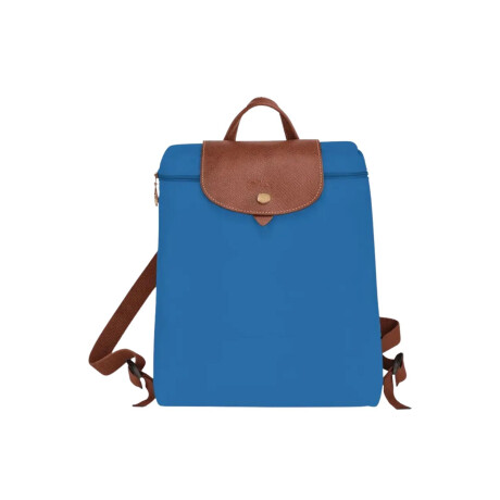 Longchamp -Mochila Longchamp plegable de nylon con cierre, Le pliage M Azul