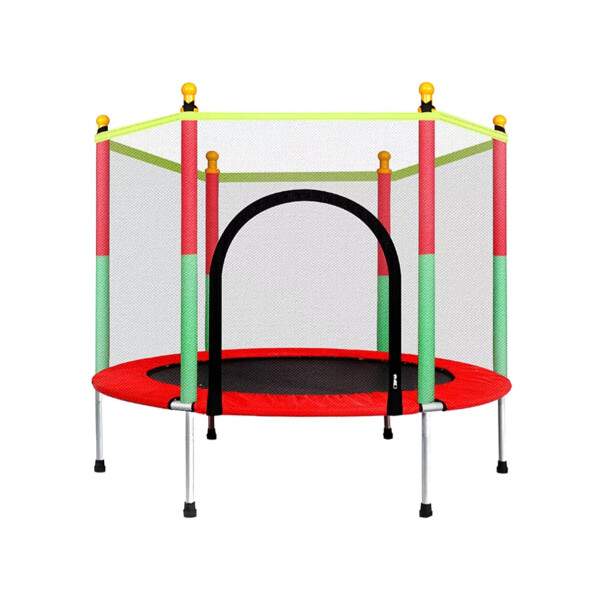 Cama Elástica de 1,40 M Trampolín Saltarín Multicolor Rojo Cama Elástica de 1,40 M Trampolín Saltarín Multicolor Rojo