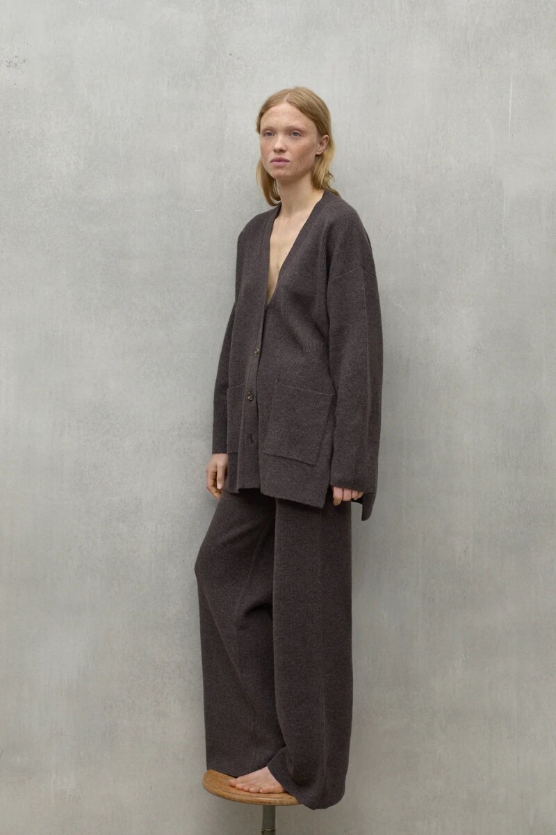 CARDIGAN NIMAL Marron