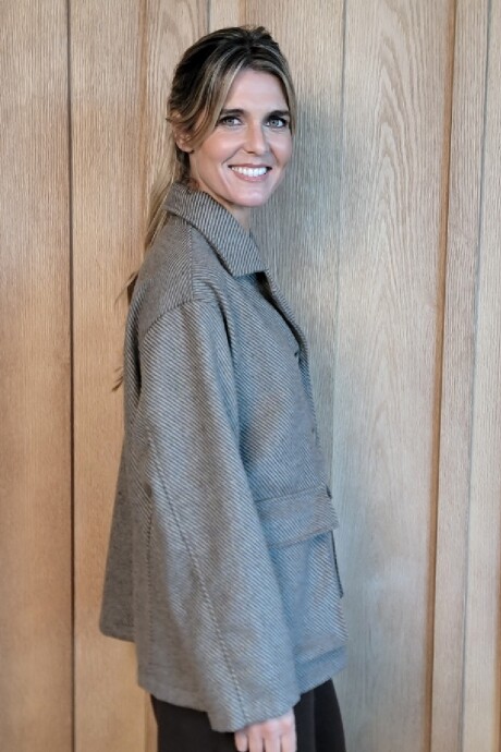 Sobreacamisa Budapest Paño Espigado Gris