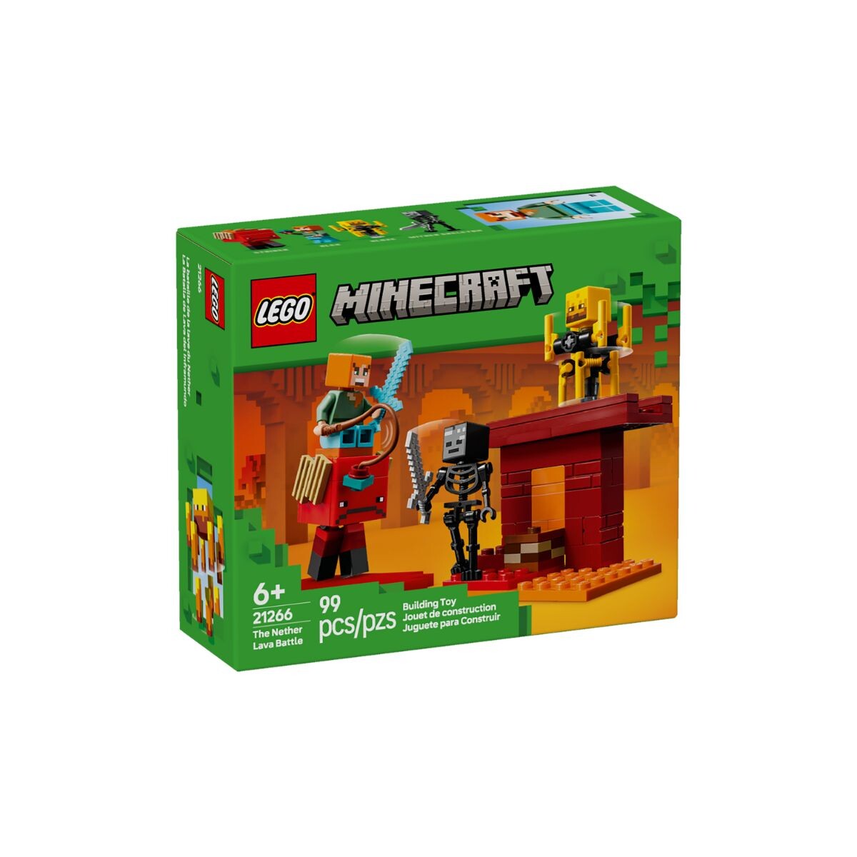 Lego Minecraft La batalla de lava 