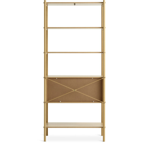 Estanteria Lindved 6 Estantes 2 Puertas