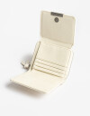Billetera Solapa Billetera Con Solapa Cruda - Blanco Crudo