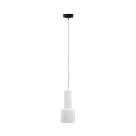 Lampara De Techo Pantalla Simil Cemento 12X12X27Cm