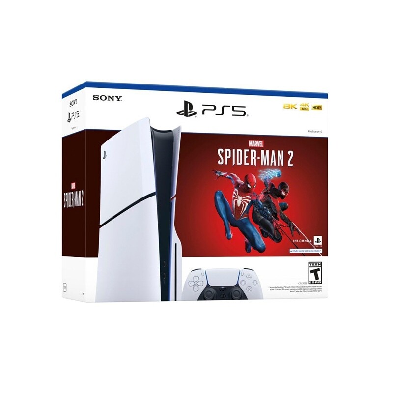 Consola Sony Playstation 5 Slim Standard PS5 1TB Spiderman 2 Consola Sony Playstation 5 Slim Standard PS5 1TB Spiderman 2