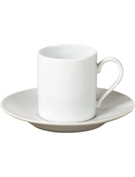 TAZA DE CAFE CON PLATO 90ML BLANCO PORCELANA SELECTA TAZA DE CAFE CON PLATO 90ML BLANCO PORCELANA SELECTA