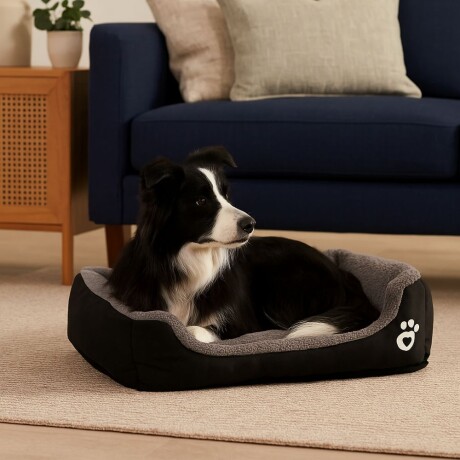 Cama Para Perro Grande Tamaño XL Negro