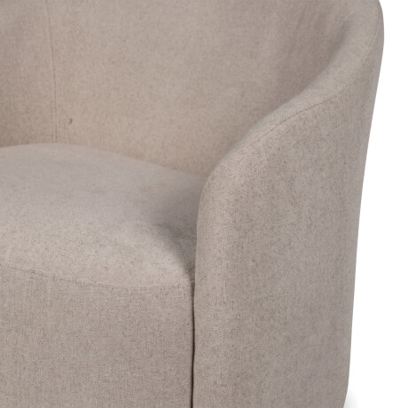 Butaca Uma Giratoria - Tela Microfibra T72 (Beige)