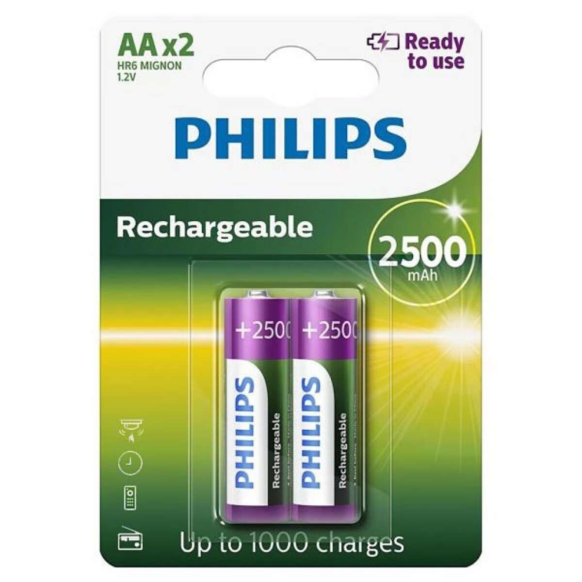 Pilas recargables AA 