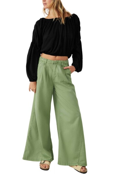 LIGHT AS SPRING TROUSER Verde