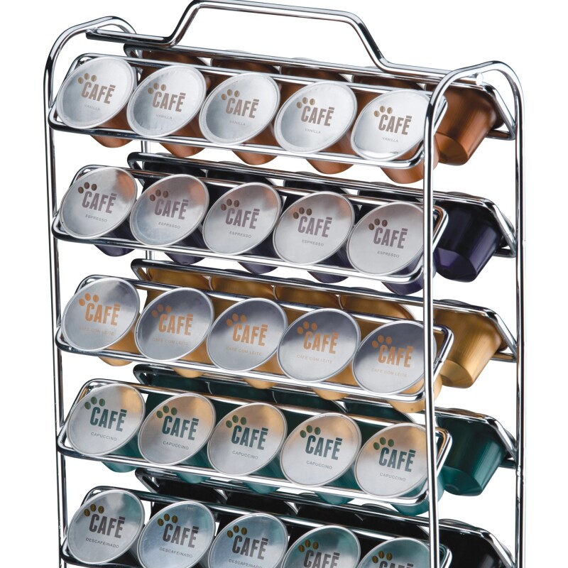 SOPORTE PARA CAPSULAS DE CAFÉ (50 CAPSULAS) COMPATIBLE CON NESPRESSO SOPORTE PARA CAPSULAS DE CAFÉ (50 CAPSULAS) COMPATIBLE CON NESPRESSO