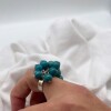 Anillo Mágic plata y Turquesa Anillo Mágic plata y Turquesa