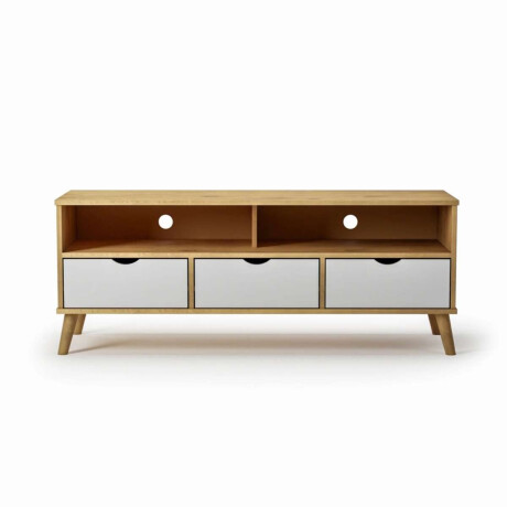 Rack 3 Cajones Madera Linea Dublin Blanco