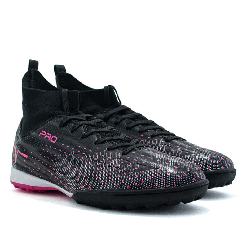 Championes Muvem Futbol 5 Pro de Niños - BEL-TB2301TF Negro-fucsia