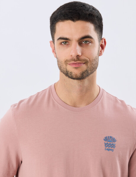 REMERA ESTAMPADA DE ALGODÓN Rosa