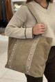 Bolso tatiana Beige gamuza