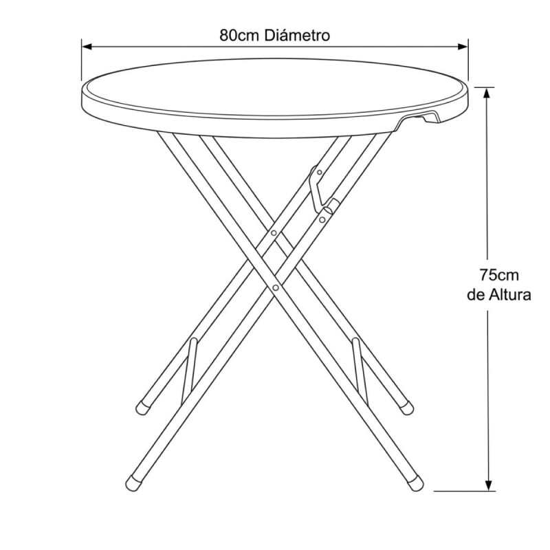 JGO DE MESA RED C/SILLA BLANCA P/JARDIN 5PZAS Unica