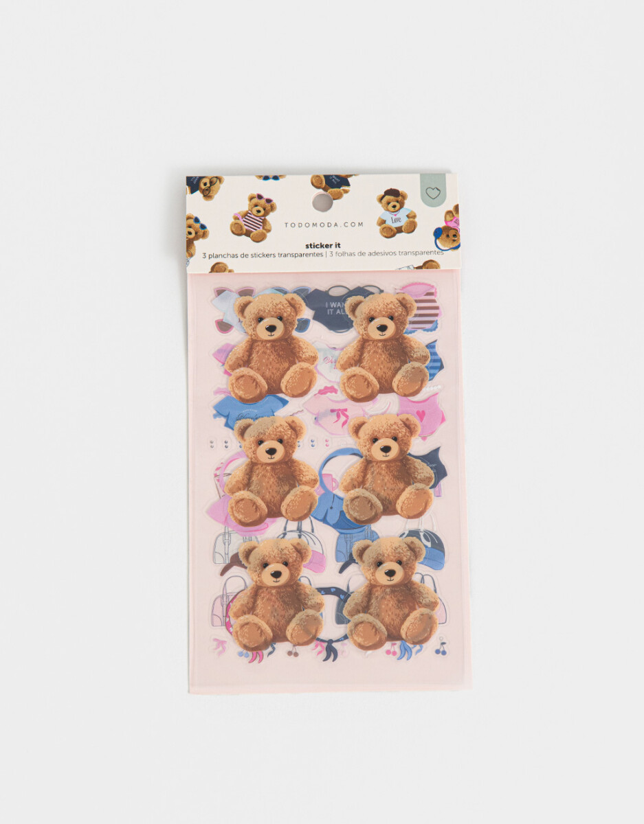 Set De Stickers Teddy 