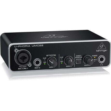 INTERFAZ DE AUDIO BEHRINGER UMC22 INTERFAZ DE AUDIO BEHRINGER UMC22